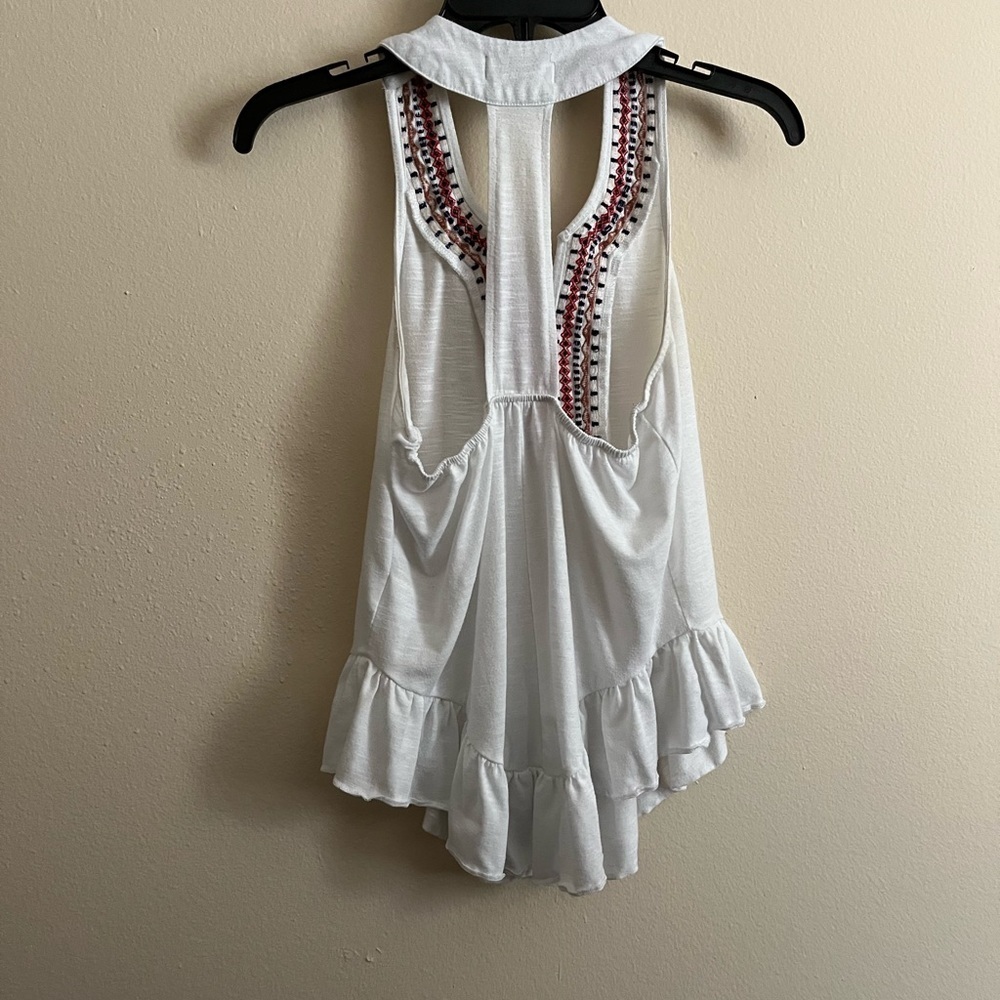 Embroidered Racer Back Tank - Picture 7 of 8
